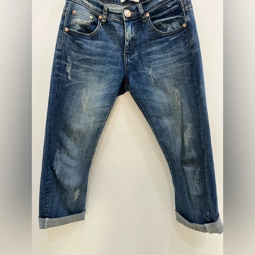 ONE X ONE-TEASPOON‎ DISTRESSED JEAN
